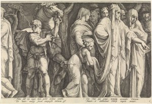 Frise med straffen til Niobe (plate 6)