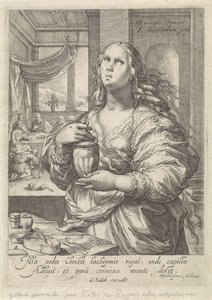 Maria Magdalena Berømte kvinner i Det nye testamente (serietittel) av Jan Saenredam