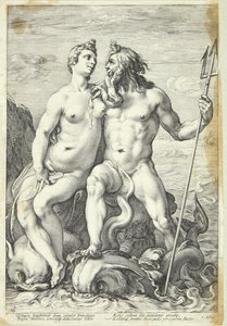 Neptun og amfitritt av Jan Saenredam