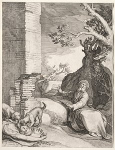 Forutsigelsen om Ahijah, 1604. av Jan Saenredam