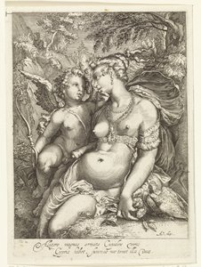 Venus forelsket av Jan Saenredam