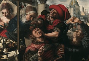 Kirurgi, 1550-1555 av Jan Sanders Hemessen van