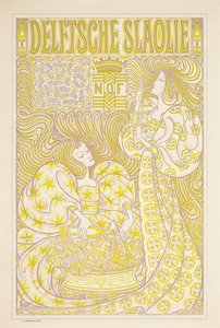 En reklameplakat for Delft Salad Oil, 1894