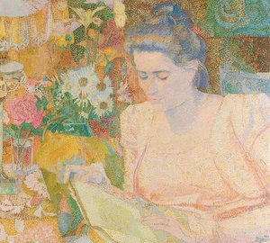 Portrett av Marie Jeanette de Lange. 1900 av Jan Toorop