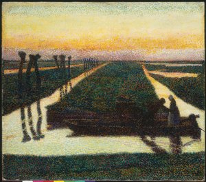 Pants In Waterland (olje på lerret) av Jan Toorop