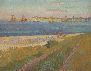 Schelde ved Veere, 1907 av Jan Toorop