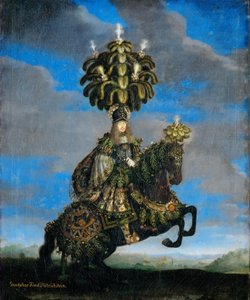 Gundakar, prins Dietrichstein 1623-1690 i kostyme for en hesteballett, 1667