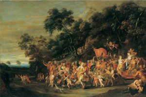 The Triumph of Bacchus, ca. 1650 (olje på lerret) av Jan Thomas van Ieperen