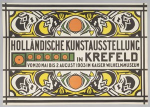 Nederlandsk kunstutstilling i Krefeld av Johan Thorn Prikker