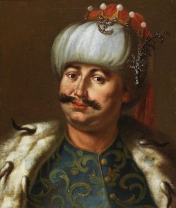 John III Sobieski, konge av Polen, kledd som en osmansk sultan.