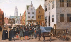 Ecce Homo (olje på tre) av Jan Van Wechelen