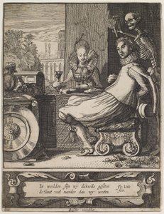 Døden overrasker et par, ca. 1618–20 (etsing og gravering) av Jan Van de II Velde