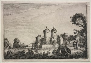Slottet med to tårn, 1616.