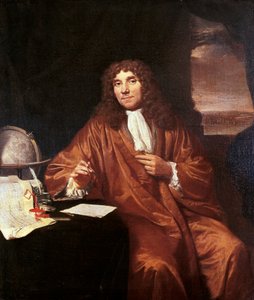 Antonie van Leeuwenhoek, ca. 1680 (olje på lerret)