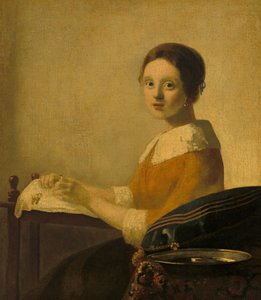 Blondemakeren, ca. 1925 av Johannes Vermeer
