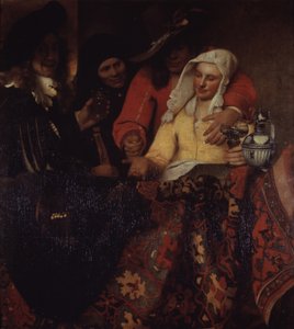 Procuressen, 1656 av Jan Vermeer van Delft