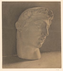 Studie av et gipshode av Jan Veth