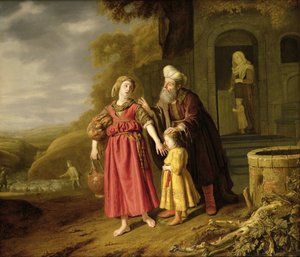 Utvisningen av Hagar og Ismael, ca. 1644