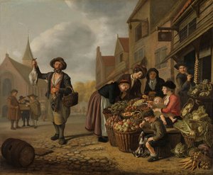 Grønnsaksbutikken De Buyskool av Jan Victors