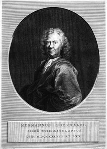 Herman Boerhaave, gravert av Jacobus Houbraken av Jan Wandelaar