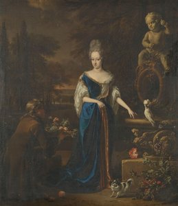 Portrett av Maria Cornelisz, kone til Silvester van Tongeren av Jan Baptist Weenix
