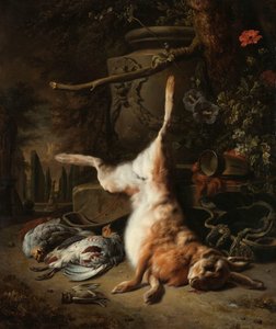 Stilleben med en hare og annet spill Stilleben med hare og andre jakttrofeer