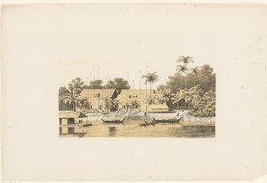 Elvelandskap i Asia av Jan Weissenbruch