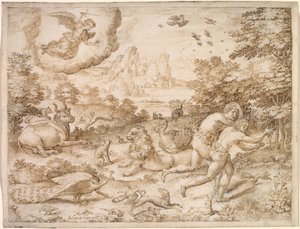Utvisningen fra paradis, ca. 1606.