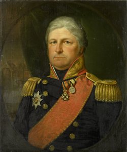 Portrett av kontreadmiral Job Seaburne May av Jan Willem May