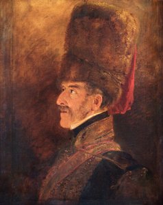Portrett av feltmarskalk Henry William Paget, 1. markis av Anglesey, britisk soldat, 1821. av Jan Willem Pieneman