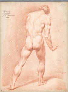 Stående naken mann, sett bakfra (1. premie 1803)