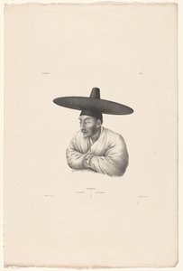 Portrett av en koreansk kjøpmann Koorai / En kjøpmann / Ein Kaufmann (tittel på objekt) av Jan Willem Vlaanderen