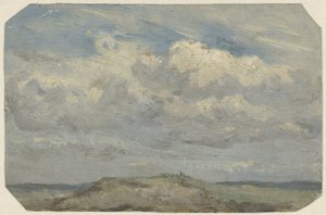 Dunetopp med havet i bakgrunnen