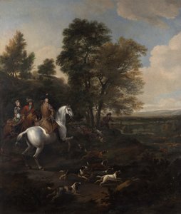 Harejakt, ca. 1690