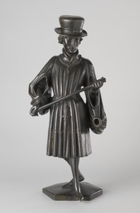 Gråter fra graven til Isabella av Bourbon, ca. 1475-76 (bronse) av Jan attrib.to Borman