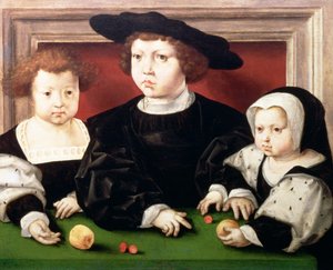 Barna til kong Christian II av Danmark, Norge og Sverige (1481-1559); John, Christina og Dorothea