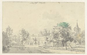 Utsikt i landsbyen Odijk av Jan de Beijer