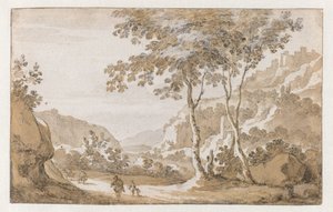 Albano sett fra vest av Jan de Bisschop (attributed to)