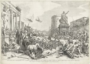 Martelaarschap van heilige Lawrence Salige Lawrence mens (...) er Roma Lawrence (tittel på objekt)
