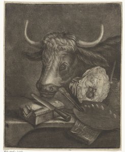 Attributter til Saint Luke-lauget, 1735 av Jan de Groot