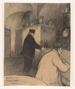 Vertshus i Pont-des-Bandets, Brugge (tittel på objekt)