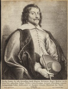 Portrett av Nicholas Lanier av Jan the Elder Lievens
