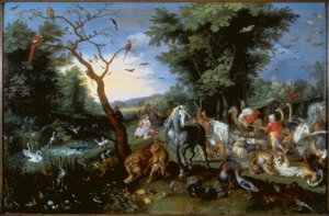 Dyrenes inntreden i Noahs ark