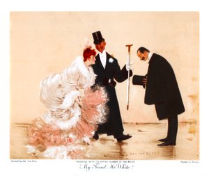 Min venn Mr White, c1870-1920. av Jan van Beers