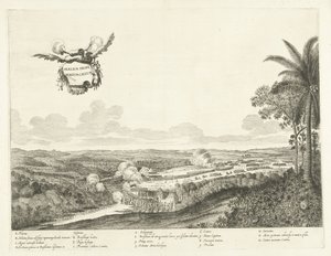 Gevechten ved Porto Calvo, 1637 Kamp nær Bald Harbor (tittel på objekt) av Jan van Brosterhuyzen