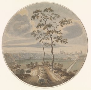 Utsikt over byen Cleves av Jan van Call (I) (attributed to)