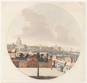 Utsikt over Roma av Jan van Call (I) (possibly)