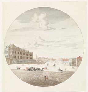 Utsikt over byslottet i Berlin fra torgsiden av Jan van Call (I) (possibly)