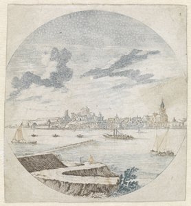 Utsikt over Nijmegen fra nord