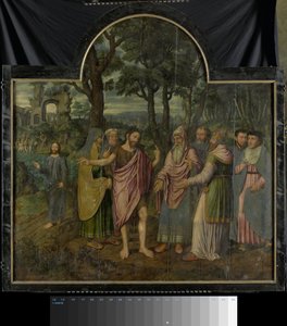 Triptyk med scener fra døperen Johannes
